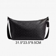 COACH 코치 여성 시그니처 데님 핀 크로스바디백 CAJ91