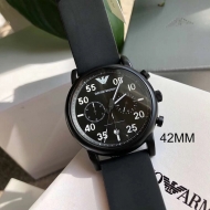 엠포리오아르마니 엠포리오 아르마니 남성용 매트블랙 스포츠 손목시계 AR11133