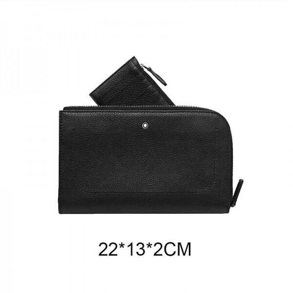 블링크,Montblanc 몽블랑 MST 그레인 레더 2 IN 1 스몰 파우치 클러치백 MB126246