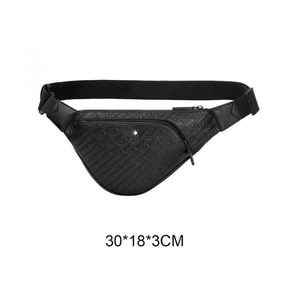 블링크,몽블랑 M GRAM 포켓 레더 체스트 벨트백 130023