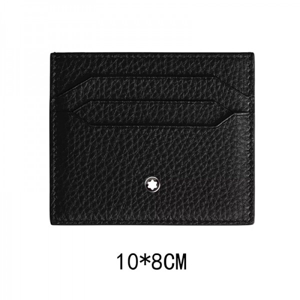 블링크,Montblanc 몽블랑 그레인 카드 홀더 시시시 (Black) MB199441