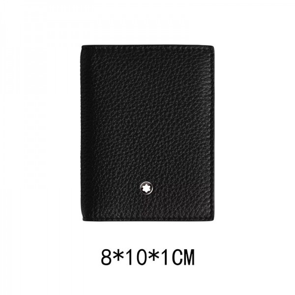 블링크,Montblanc 몽블랑 그레인 카드 홀더 시시시 (Black) MB199442