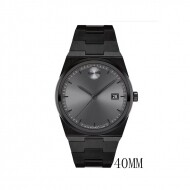 모바도 볼드 Quest 쿼츠 블랙다이얼 검판 남성 시계 3601224