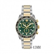 베르사체 론다 43mm VE6K00423 GOLD TONE Green