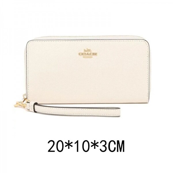 블링크,코치 COACH C3441white 롱 지퍼 라운드 지갑 여성용 IMTAU 토프