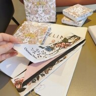 디올 DIOR 플라워 이중 스트랩 스카프