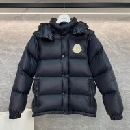 몽클레르 MONCLER 로고 패셔너블 클래식 캐주얼 코트 남여공용 탈부착 패딩 충전재 오리털