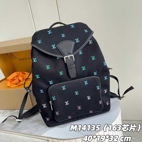 블링크,루이비통 몽수리 남성 백팩 그라디언트 M14135