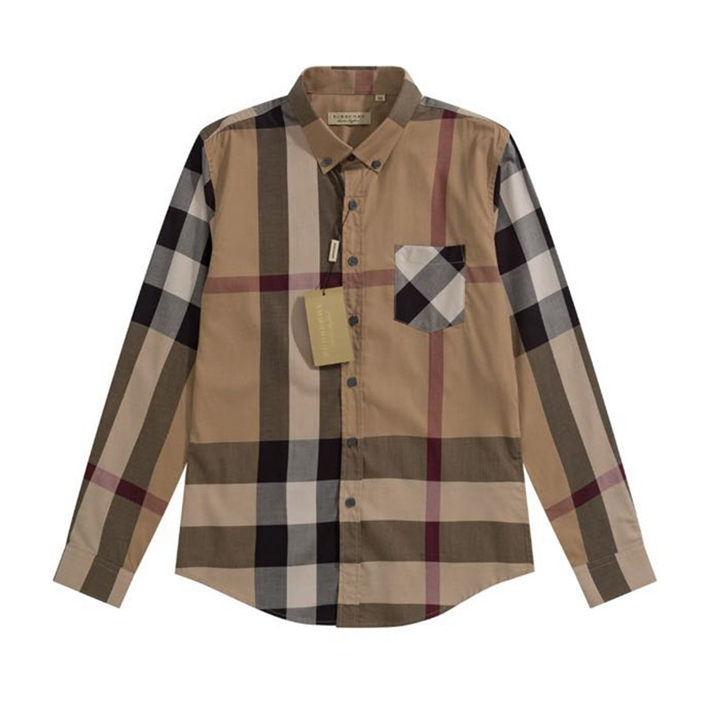 블링크,버버리 Burberry 컬러블록 체크무늬 셔츠 남여 공용